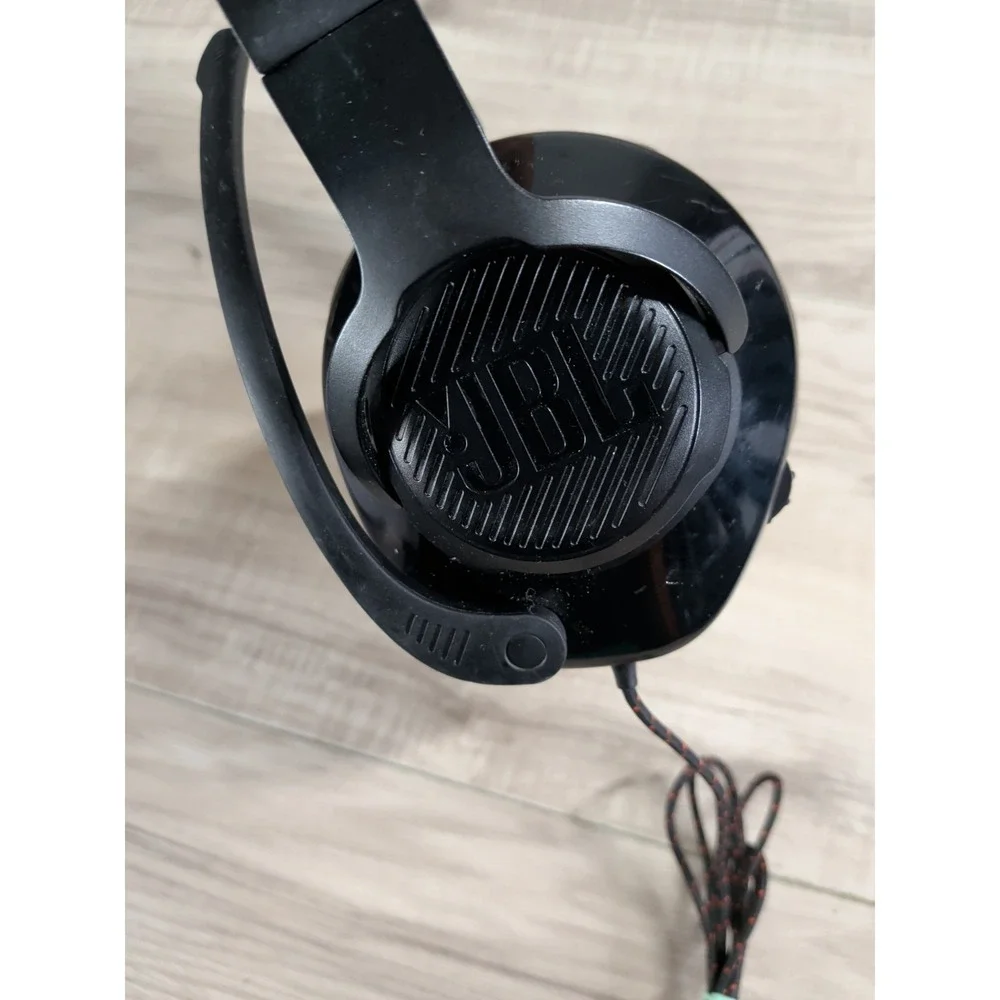 JBL Quantum 300 Black Over Head Headsets for Gaming With USB